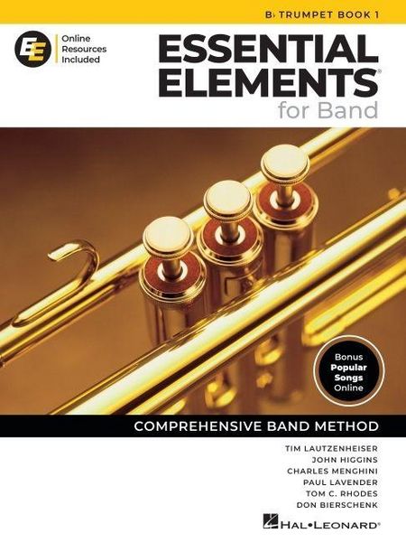 Produktbild: Essential Elements for Band BB Trumpet Book 1 with Eei Online Resources Trumpet Method Book and Sheet Music for Students and Teachers Band Method Songbook Newer 2025 Edition Available