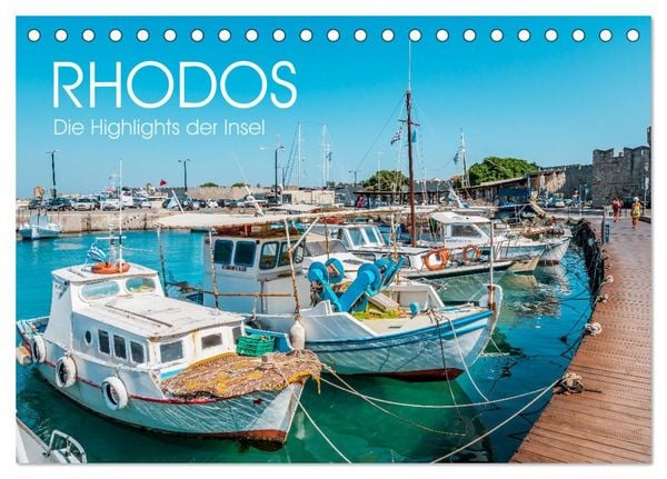 Produktbild: Rhodos - Die Highlights der Insel (Tischkalender 2027 DIN A5 quer), CALVENDO Monatskalender