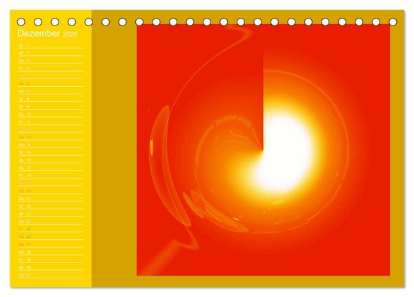 Produktbild: Licht-Portale 2026 (Tischkalender 2026 DIN A5 quer), CALVENDO Monatskalender