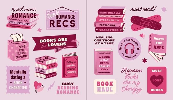 Produktbild: A Romance Reader's Sticker Book