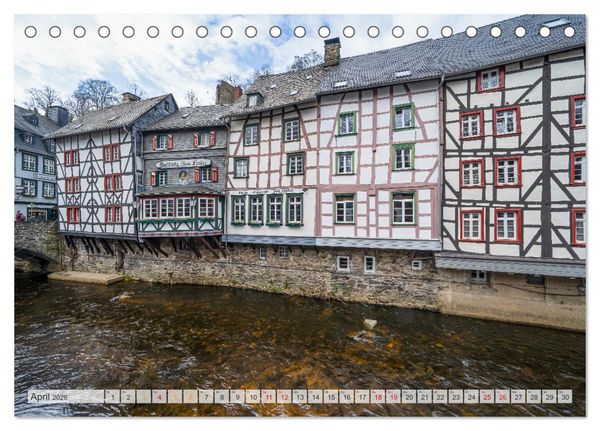Produktbild: Monschau Impressionen (Tischkalender 2026 DIN A5 quer), CALVENDO Monatskalender