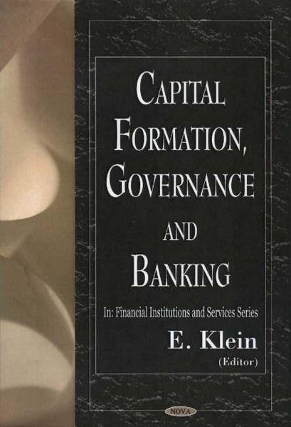 Produktbild: Capital Formation, Governance & Banking