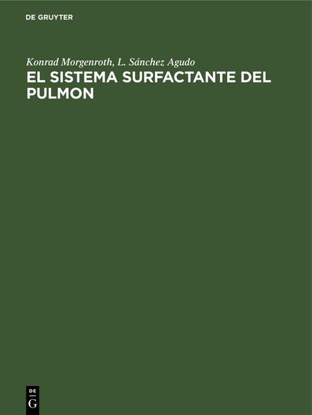 Produktbild: El sistema surfactante del pulmon