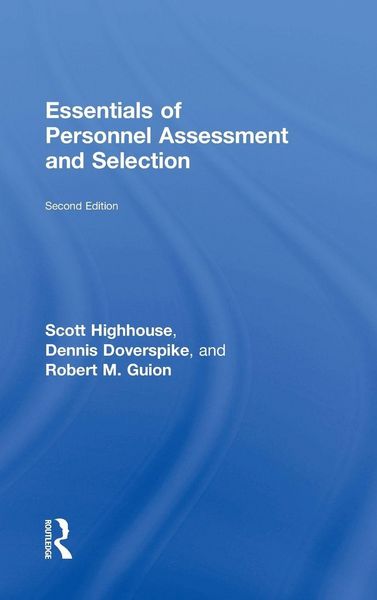 Produktbild: Essentials of Personnel Assessment and Selection