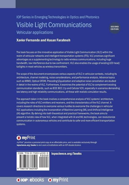 Produktbild: Visible Light Communications (Second Edition)