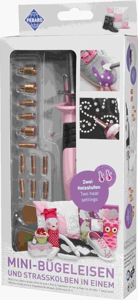 Produktbild: PEBARO 0211 - Mini-B&uuml;geleisen und Strasskolben in Einem