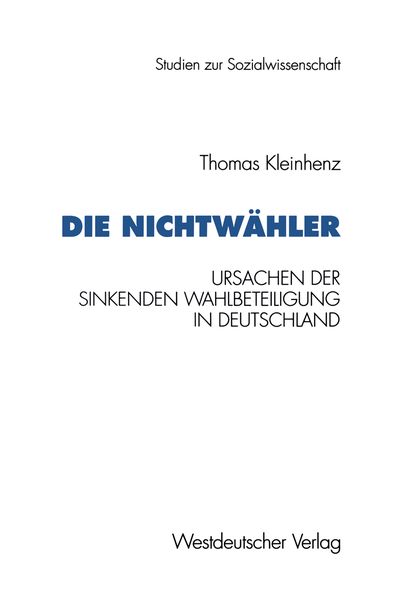 Produktbild: Die Nichtw&auml;hler