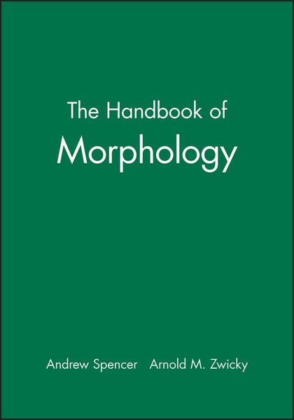 Produktbild: The Handbook of Morphology