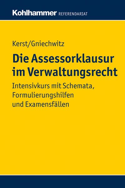 Produktbild: Die Assessorklausur im Verwaltungsrecht
