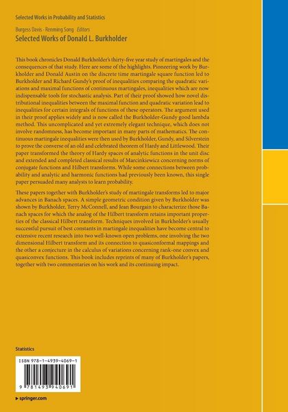 Produktbild: Selected Works of Donald L. Burkholder