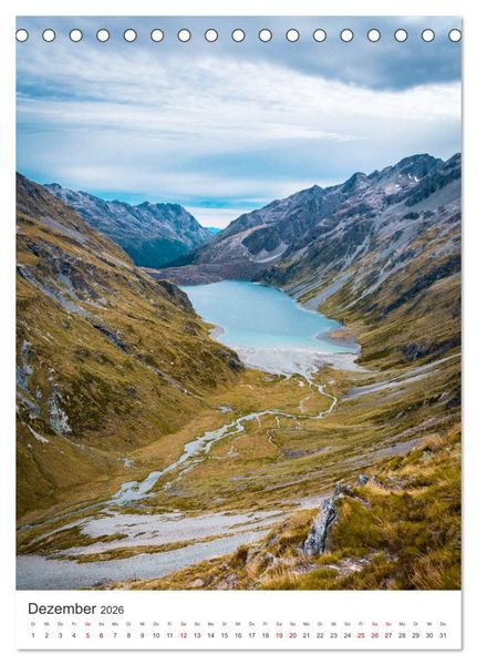 Produktbild: Neuseeland - Das Traumland schlechthin. (Tischkalender 2026 DIN A5 hoch), CALVENDO Monatskalender