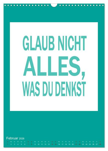 Produktbild: Memo an mich (Wandkalender 2026 DIN A3 hoch), CALVENDO Monatskalender