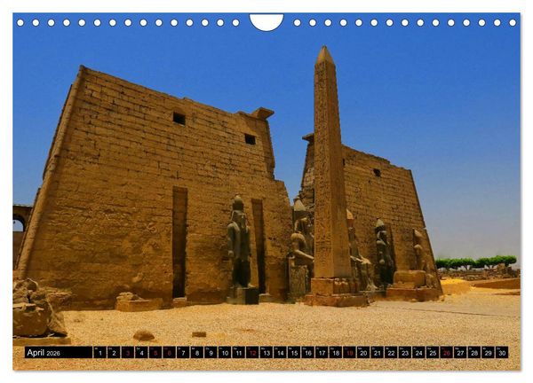 Produktbild: Zwischen Luxor und Qena - antikes &Auml;gypten am Nil (Wandkalender 2026 DIN A4 quer), CALVENDO Monatskalender