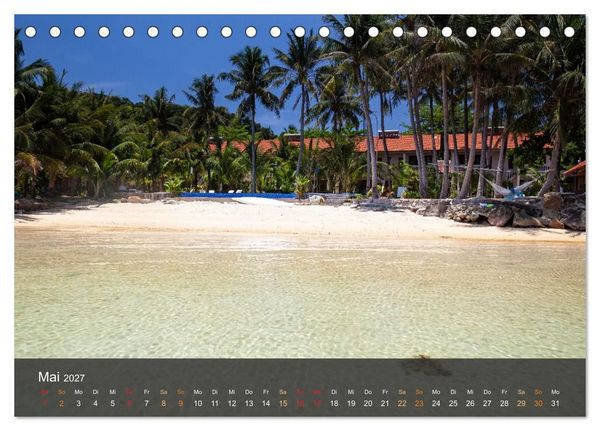 Produktbild: Traumstr&auml;nde in Vietnam (Tischkalender 2027 DIN A5 quer), CALVENDO Monatskalender