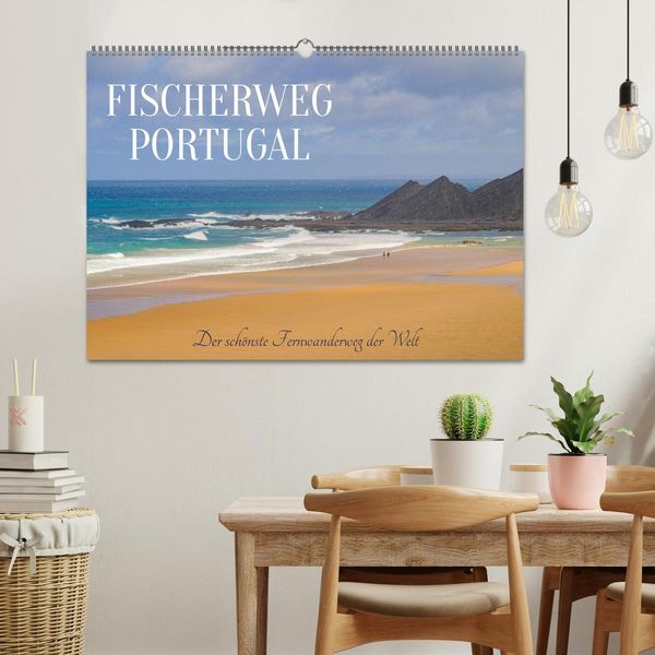 Produktbild: Fischerweg Portugal (Wandkalender 2026 DIN A2 quer), CALVENDO Monatskalender