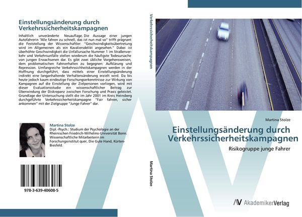 Produktbild: Einstellungs&auml;nderung durch Verkehrssicherheitskampagnen