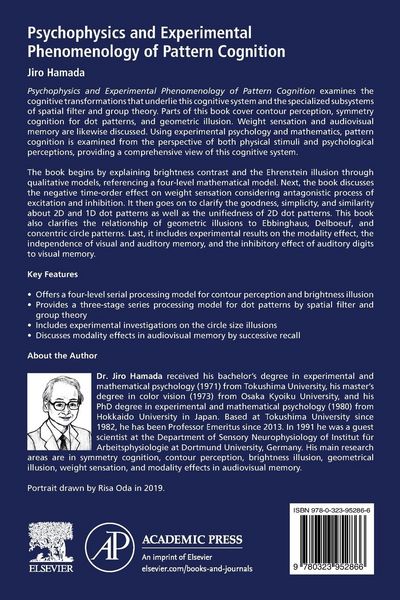 Produktbild: Psychophysics and Experimental Phenomenology of Pattern Cognition