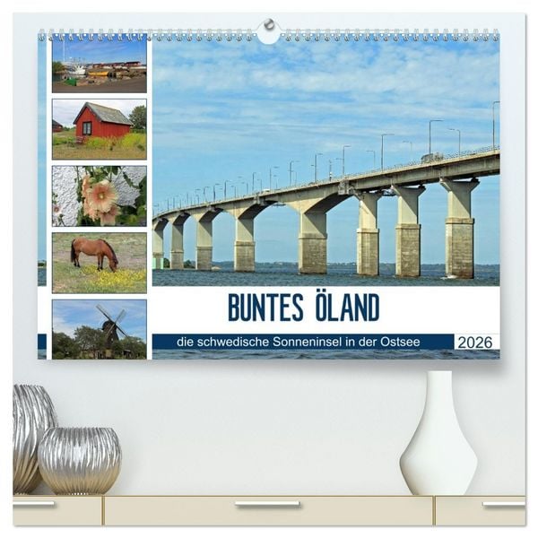 Produktbild: BUNTES &Ouml;LAND (hochwertiger Premium Wandkalender 2026 DIN A2 quer), Kunstdruck in Hochglanz