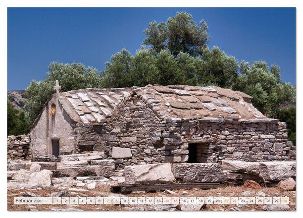 Produktbild: Die Insel Naxos - Abseits der touristischen Pfade (Wandkalender 2026 DIN A3 quer), CALVENDO Monatskalender