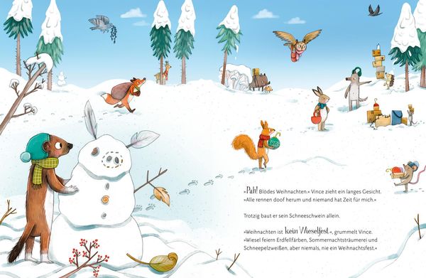Produktbild: Wie feiern Wiesel Weihnachten?