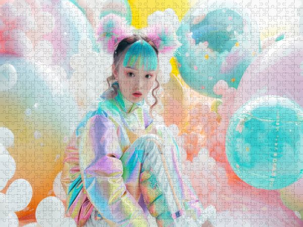Produktbild: CALVENDO Puzzle Charaktere in einer bunten Welt im Anime-Stil | 2000 Teile Lege-Gr&ouml;&szlig;e 90x67cm Foto-Puzzle f&uuml;r gl&uuml;ckliche Stunden