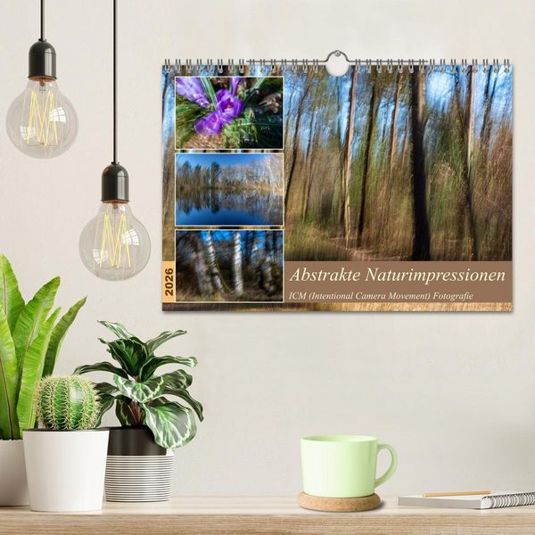 Produktbild: Abstrakte Naturerlebnisse - ICM (Intentional Camera Movement) Fotografie (Wandkalender 2026 DIN A4 quer), CALVENDO Monatskalender