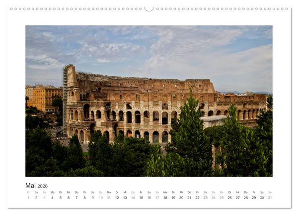 Produktbild: Rom - Roma (Wandkalender 2026 DIN A2 quer), CALVENDO Monatskalender