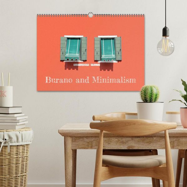 Produktbild: Burano and Minimalism (Wall Calendar 2026 DIN A3 landscape), CALVENDO 12 Month Wall Calendar