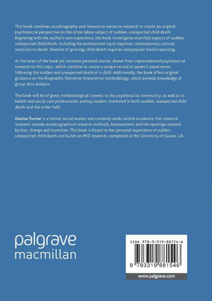 Produktbild: Perspectives on the Experience of Sudden, Unexpected Child Death