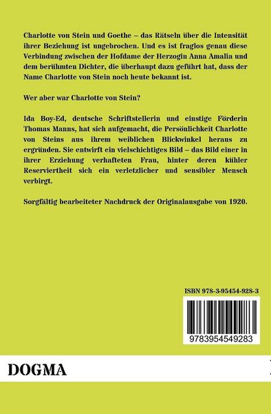 Produktbild: Das Martyrium der Charlotte von Stein