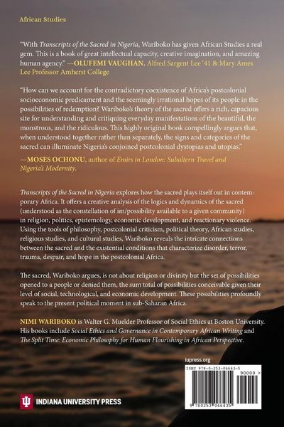Produktbild: Transcripts of the Sacred in Nigeria