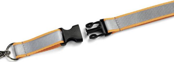 Produktbild: Textilband orange reflektier.