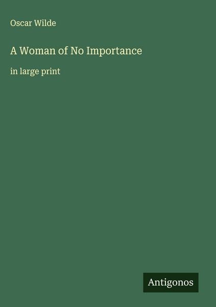 Produktbild: A Woman of No Importance