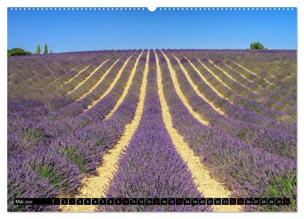 Produktbild: Verzaubernde Provence (hochwertiger Premium Wandkalender 2026 DIN A2 quer), Kunstdruck in Hochglanz