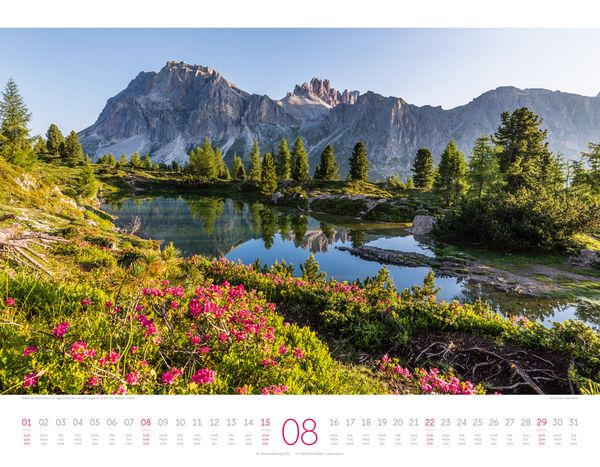 Produktbild: Bergwelt Dolomiten Kalender 2027