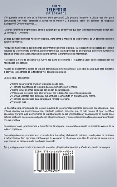 Produktbild: Gu&iacute;a de Telepat&iacute;a en Espa&ntilde;ol