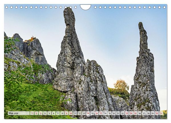 Produktbild: Wandern auf der &ouml;stlichen Schw&auml;bischen Alb (Wandkalender 2026 DIN A4 quer), CALVENDO Monatskalender