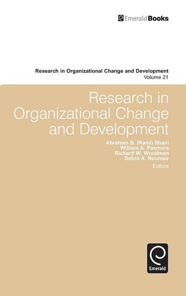 Produktbild: Research in Organizational Change and Development