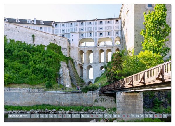 Produktbild: Cesky Krumlov. Tschechiens stille Sch&ouml;nheit im B&ouml;hmerwald (Wandkalender 2026 DIN A4 quer), CALVENDO Monatskalender