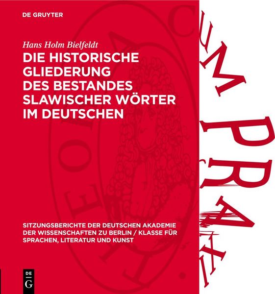 Produktbild: Die historische Gliederung des Bestandes slawischer W&ouml;rter im Deutschen
