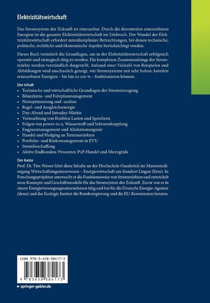 Produktbild: Elektrizit&auml;tswirtschaft