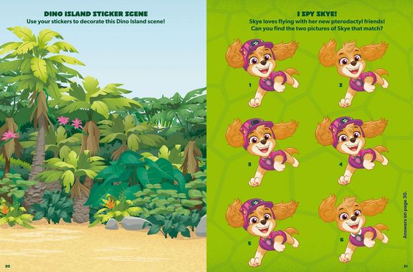 Produktbild: PAW Patrol: The Dino Movie Sticker Activity Book