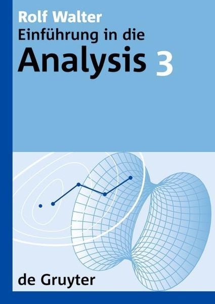 Produktbild: Rolf Walter: Einf&uuml;hrung in die Analysis. 3