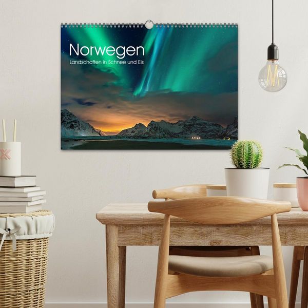 Produktbild: Norwegen, Landschaften in Schnee und Eis (Wandkalender 2026 DIN A3 quer), CALVENDO Monatskalender