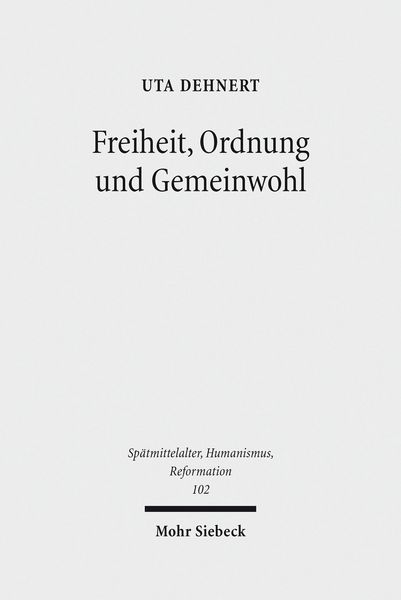 Produktbild: Freiheit, Ordnung und Gemeinwohl
