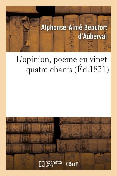 Produktbild: L'opinion, po&euml;me en vingt-quatre chants