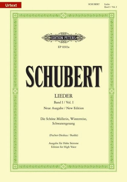 Produktbild: Schubert, F: Songs (New Edition) (High Voice)