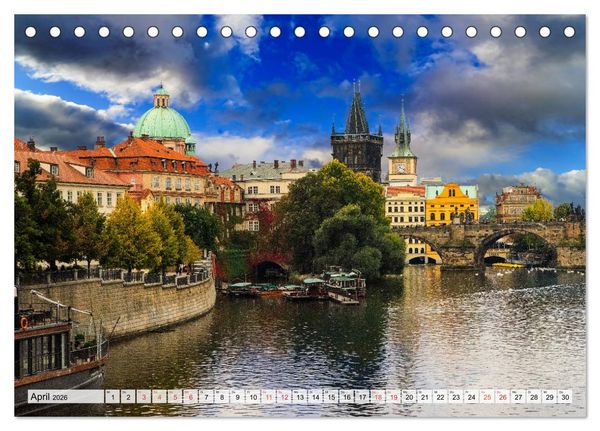 Produktbild: Europa Die Hauptst&auml;dte (Tischkalender 2026 DIN A5 quer), CALVENDO Monatskalender