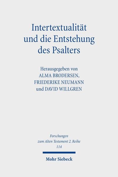 Produktbild: Intertextualit&auml;t und die Entstehung des Psalters