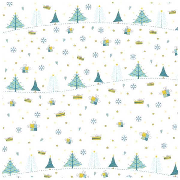 Produktbild: URSUS Faltbl&auml;tter Faltbl&auml;tter Transparent Winter, 15 x 15 cm, 50 Blatt